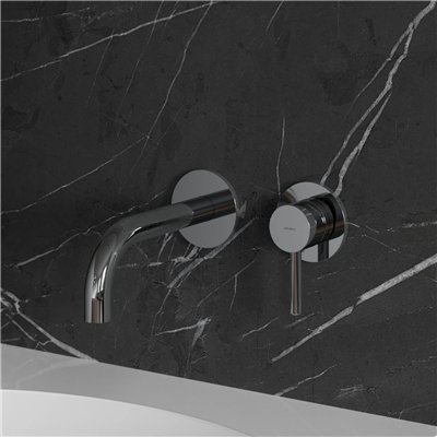 Mitigeur de lavabo encastré Collection Y avec bec standard, disponible en cartouche 25 mm ou 40 mm.