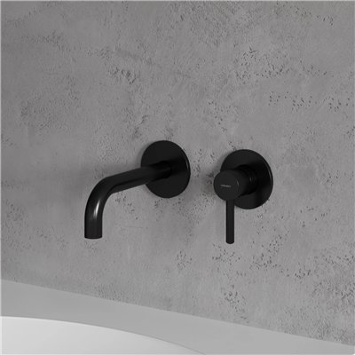 Mitigeur de lavabo encastré Collection Y avec bec standard, disponible en cartouche 25 mm ou 40 mm.