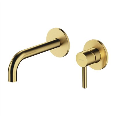 Mitigeur de lavabo encastré Collection Y avec bec standard, disponible en cartouche 25 mm ou 40 mm.