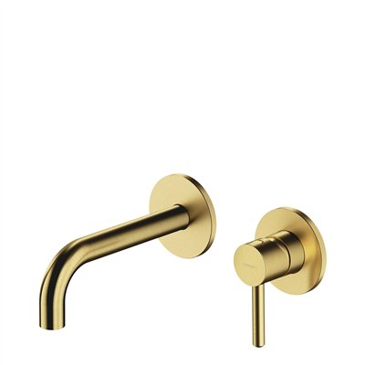 Mitigeur de lavabo encastré Collection Y avec bec standard, disponible en cartouche 25 mm ou 40 mm.