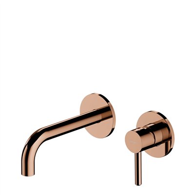 Mitigeur de lavabo encastré Collection Y avec bec standard, disponible en cartouche 25 mm ou 40 mm.