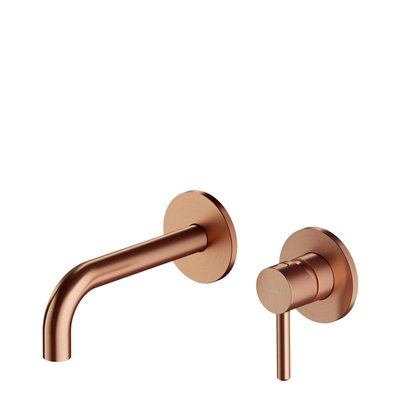 Mitigeur de lavabo encastré Collection Y avec bec standard, disponible en cartouche 25 mm ou 40 mm.