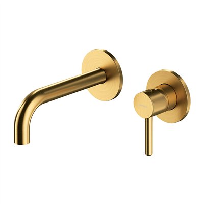 Mitigeur de lavabo encastré Collection Y avec bec standard, disponible en cartouche 25 mm ou 40 mm.