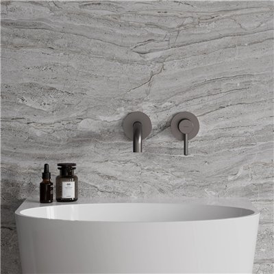 Mitigeur de lavabo encastré Collection Y avec bec standard, disponible en cartouche 25 mm ou 40 mm.