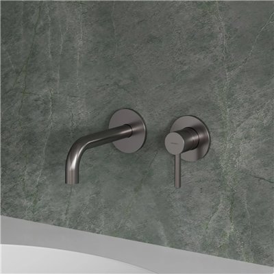 Mitigeur de lavabo encastré Collection Y avec bec standard, disponible en cartouche 25 mm ou 40 mm.