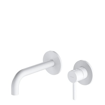 Mitigeur de lavabo encastré Collection Y avec bec standard, disponible en cartouche 25 mm ou 40 mm.