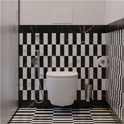 Système de bidet à encastrer avec douchette- Collection Y