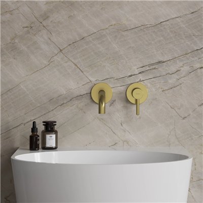 Mitigeur de lavabo encastré avec bec long - Collection Y