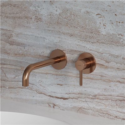 Mitigeur de lavabo encastré avec bec long - Collection Y