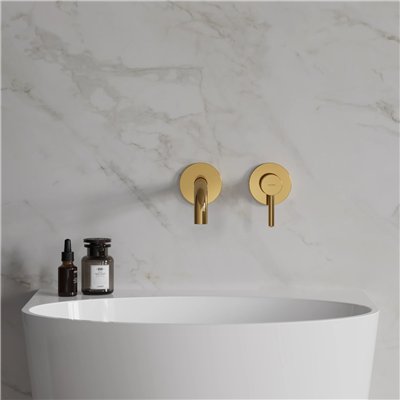 Mitigeur de lavabo encastré avec bec long - Collection Y