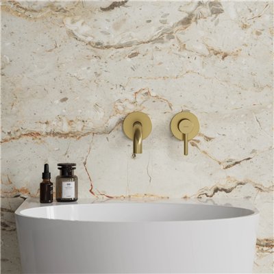 Mitigeur de lavabo encastré avec bec long - Collection Y