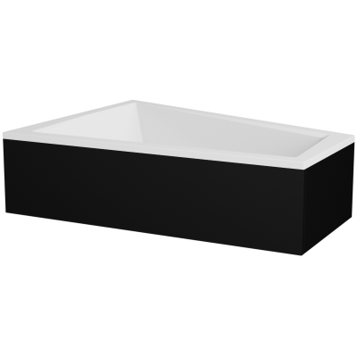 Baignoire asymétrique INTIMA DUO - 170 ou 180 cm - Angle gauche ou droit