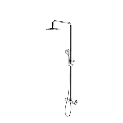 Système de douche thermostatique pour installation apparente - Chrome - Collection Y