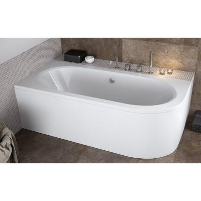 Baignoire asymétrique AVITA - 150 160 170 180 cm - Angle gauche ou droit