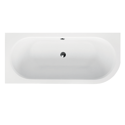 Baignoire asymétrique AVITA SLIM - 150 160 170 180 cm - Angle gauche ou droit