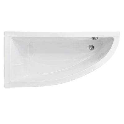 Baignoire asymétrique PRAKTIKA - 140 ou 150 cm - Angle gauche ou droit