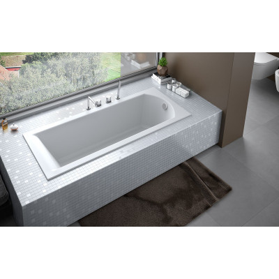 Baignoire encastrable SHEA SLIM - 140 cm