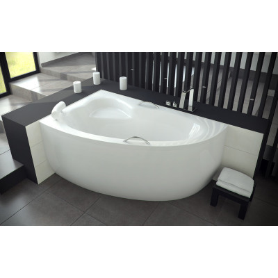 Baignoire rectangulaire NATALIA PREMIUM - 150 cm - Avec appui tête et poignées