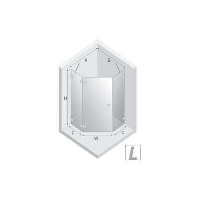 AVEXA - Cabines de douche - Pentagonale