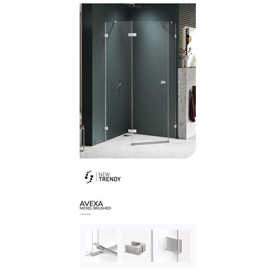 AVEXA - Cabines de douche - Pentagonale asymétrique