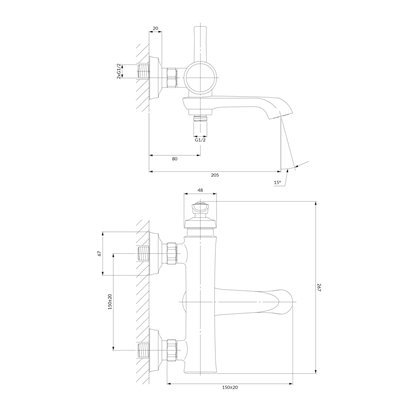 Mélangeur De Baignoire - Armance