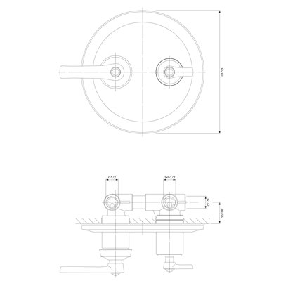 Mélangeur De Douche Et De Baignoire 3 Sorties À Encastrer - Armance