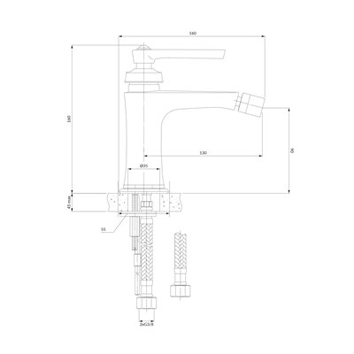 Mélangeur De Bidet - Armance