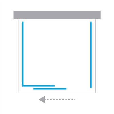 SMART - Cabines de douche - Carrée Murale