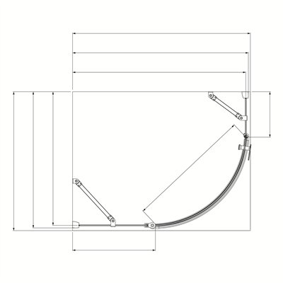 NEW SOLEO - Cabines de douche - Asymétrique