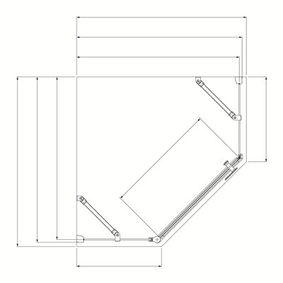NEW SOLEO - Cabines de douche - Pentagonale