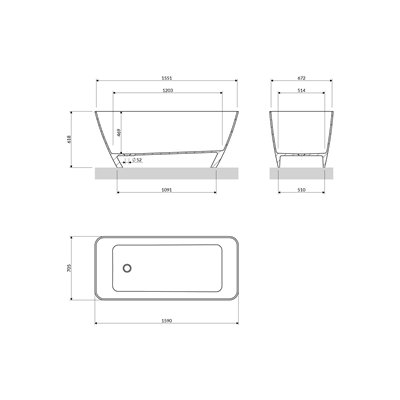 Baignoire Îlot - Parma