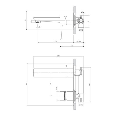 Mitigeur Pour Vasque À Encastrer - Parma