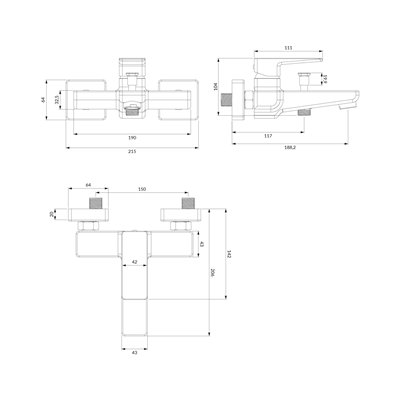 Mélangeur De Baignoire - Parma