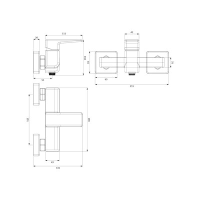 Mélangeur De Douche - Parma