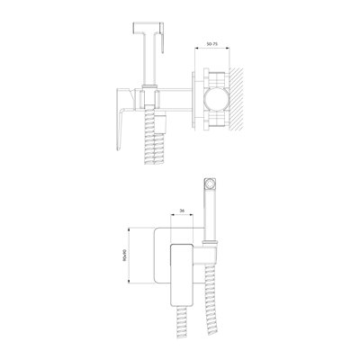 Système De Bidet À Encastrer - Parma