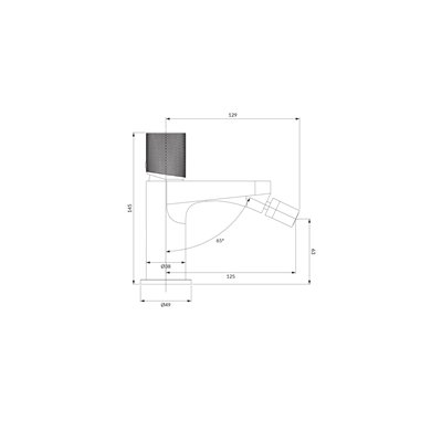 Mélangeur De Bidet - Contour