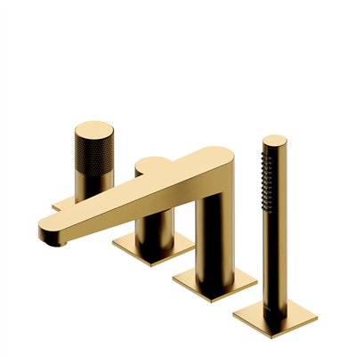 Mélangeur De Baignoire À 4 Trous - Contour