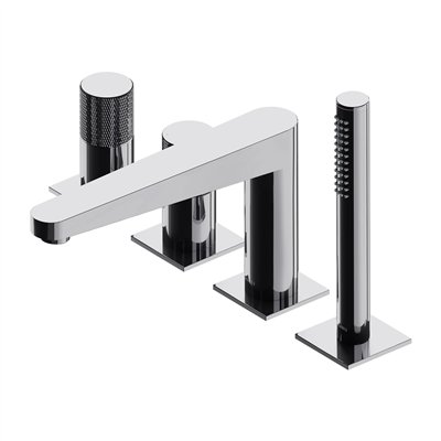 Mélangeur De Baignoire À 4 Trous - Contour