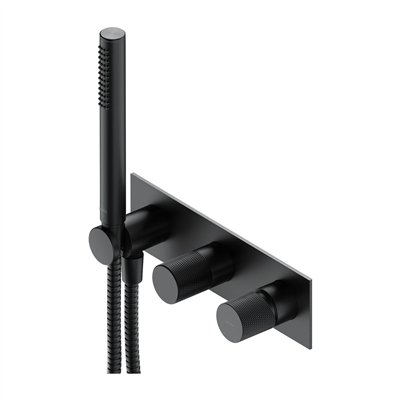 Mélangeur De Douche Et De Baignoire À Encastrer Avec Pommeau De Douche - Contour