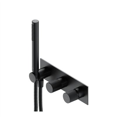 Mélangeur De Douche Et De Baignoire À Encastrer Avec Pommeau De Douche - Contour