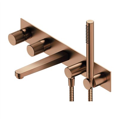 Mélangeur De Baignoire À 5 Trous À Encastrer - Contour