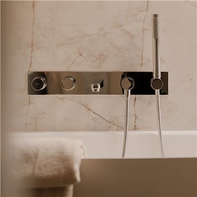 Mélangeur De Baignoire À 5 Trous À Encastrer - Contour