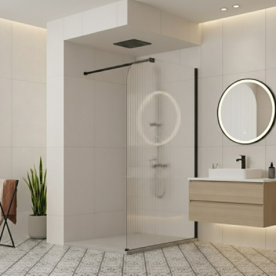 LUCIA - Paroi de douche italienne flûtée