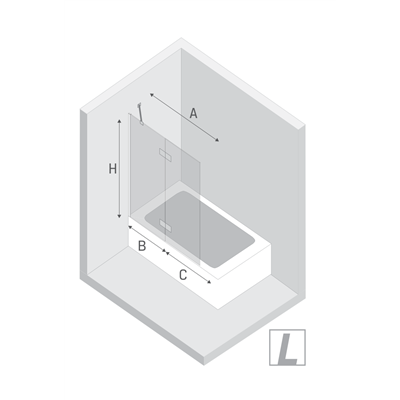 NESTA - Pare-baignoire