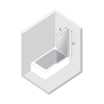 NEW SOLEO - Pare-baignoire