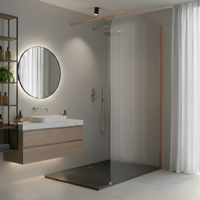 LUCIA - Paroi de douche italienne flûtée