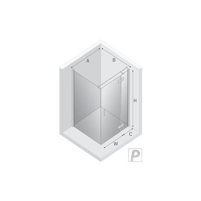 NESTA - Cabines de douche - Rectangulaire
