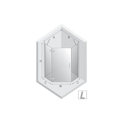 NESTA - Cabines de douche - Rectangulaire