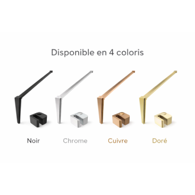 LUCIA - Paroi de douche italienne flûtée