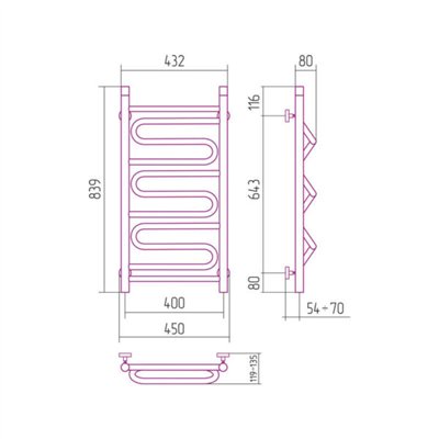 Sèche-serviettes électrique - ELEGY